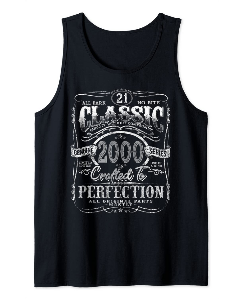 Vintage 2000 Limited Edition Gift 21st Birthday Tank Top