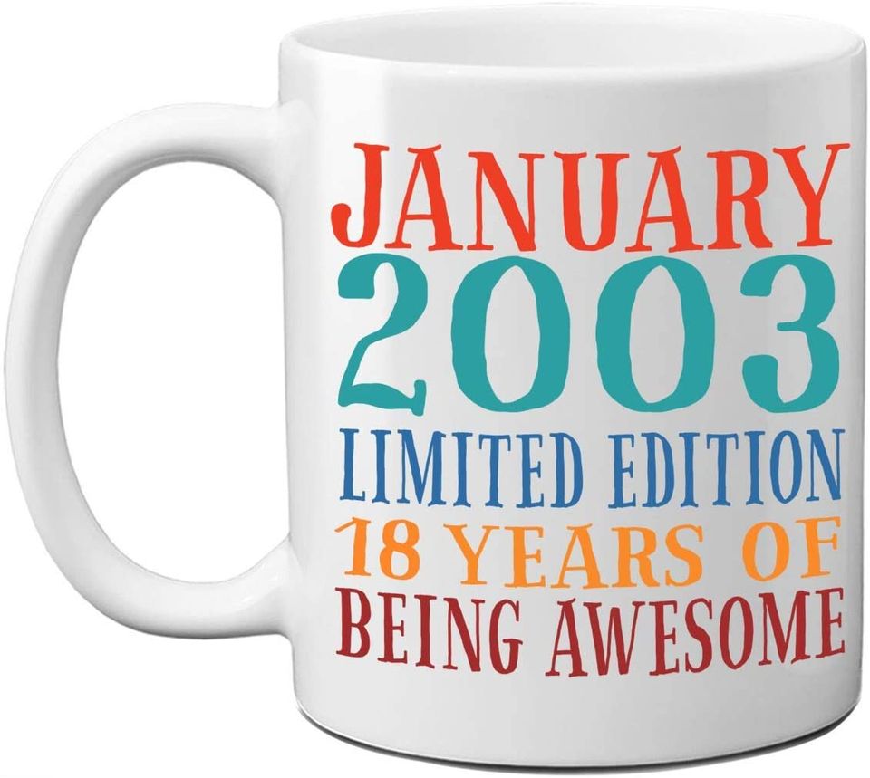 January 2003 Birthday Ceramic Mug