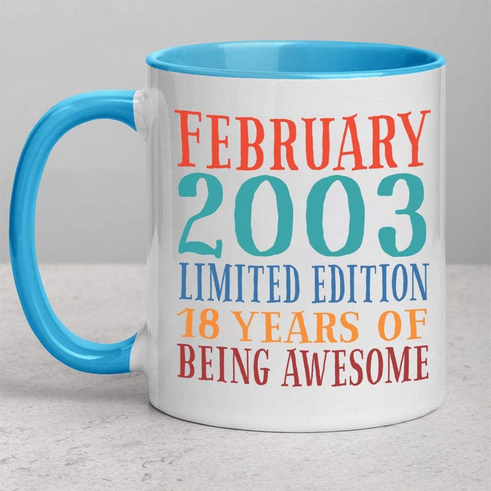 February 2003 Birthday Ceramic Mug