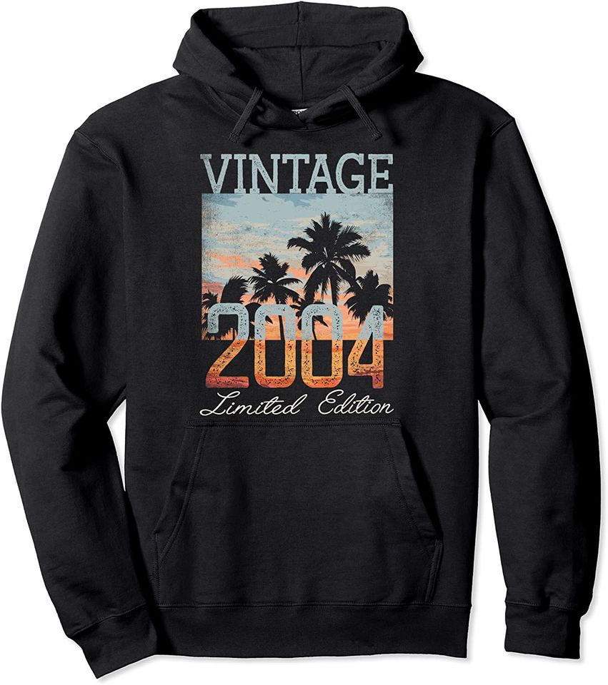 Vintage 2004 Limited Edition 17 Year Old Gift Pullover Hoodie