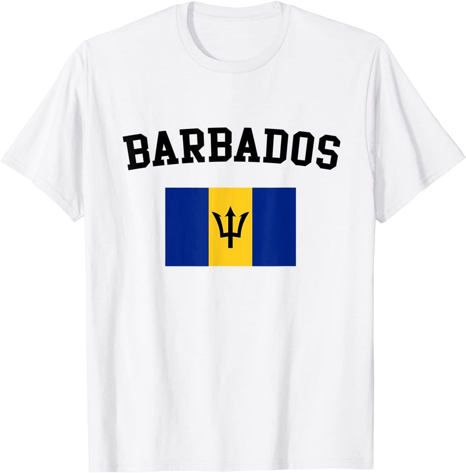 Barbadian Pride Flag T Shirt
