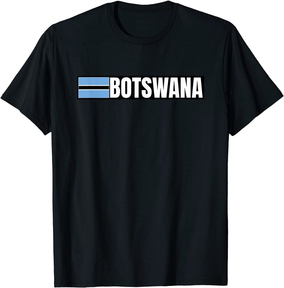 Botswana Flag T Shirt