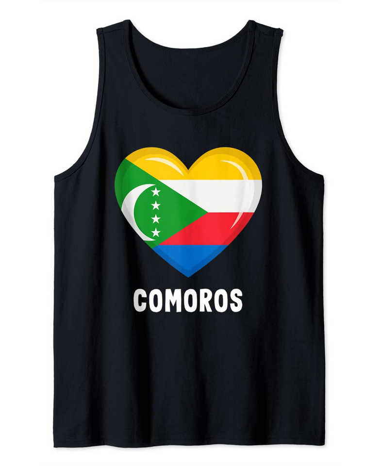 Comoros Flag Tank Top