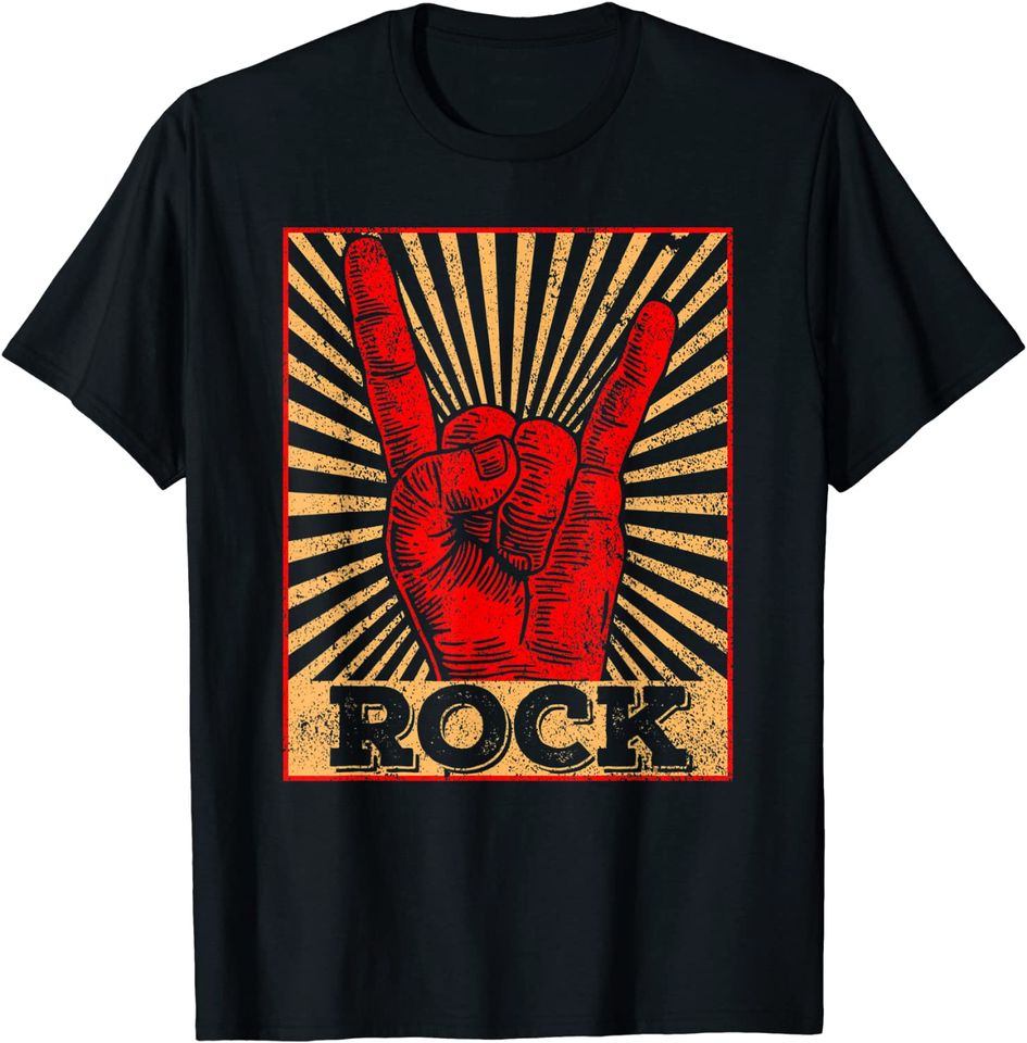 Vintage Rock n Roll Rock Concert Band Retro T Shirt