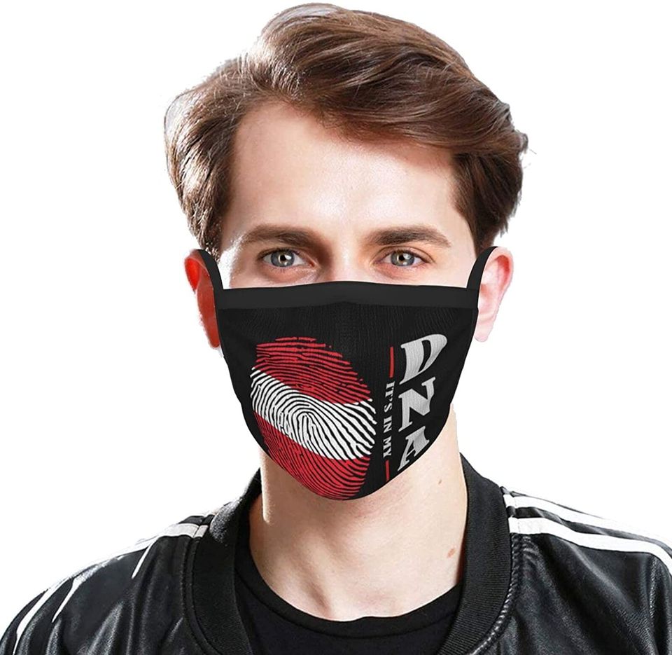 Its in My DNA Belgium Flag Face Mask