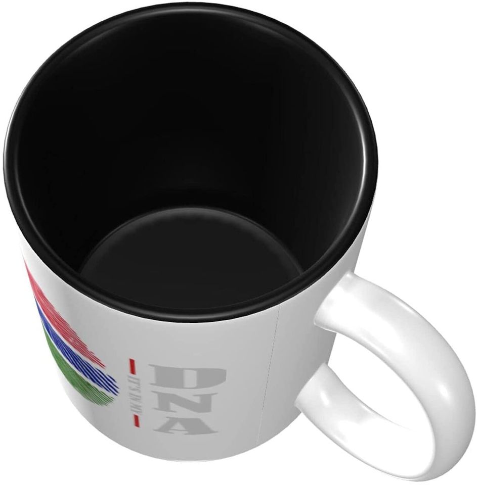 Ceramic Coffee Mug Its In My DNA Gambia Flag