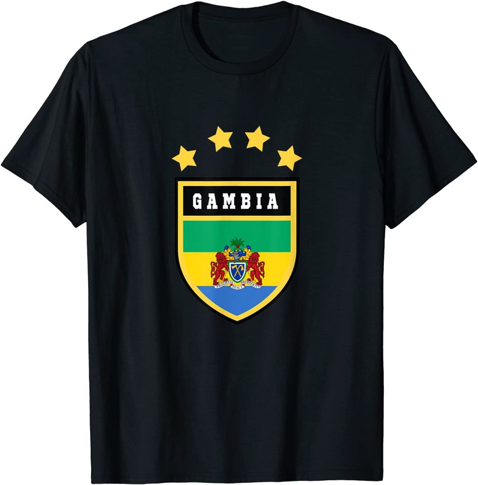 Gambia Coat of Arms of Coat of arm Flag Gambians T-Shirt