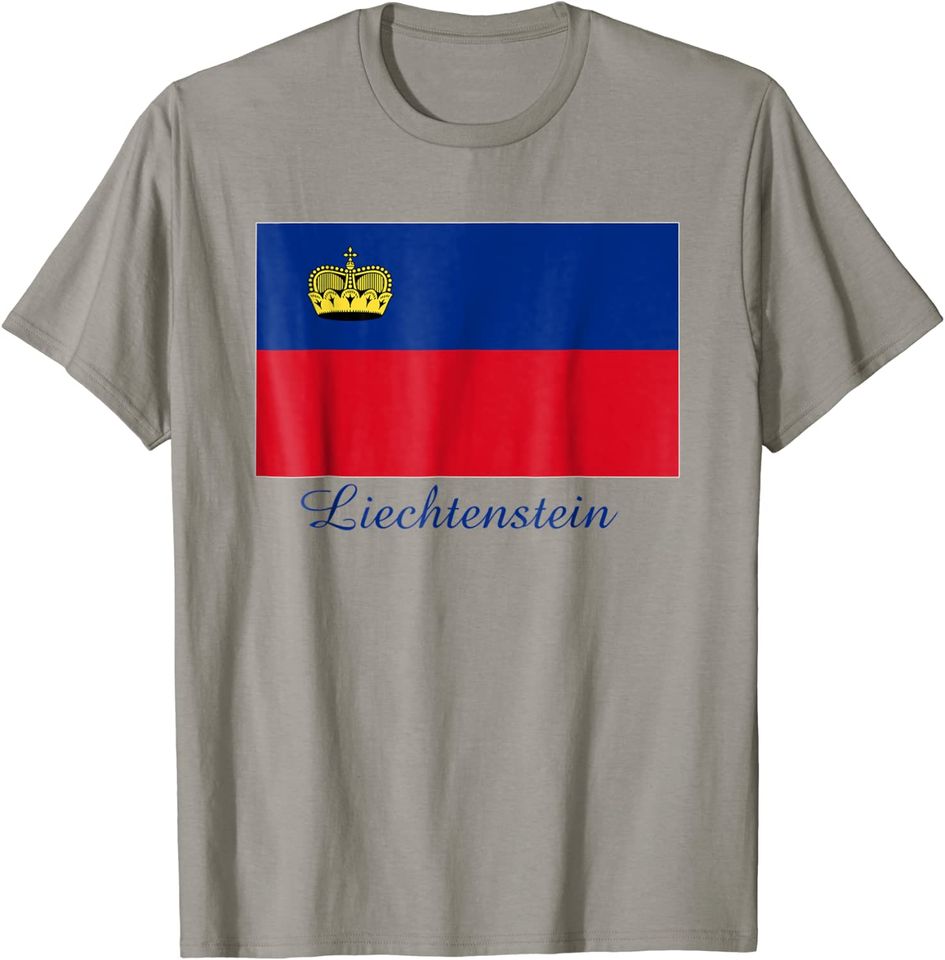 Souvenir Liechtenstein Flag T Shirt