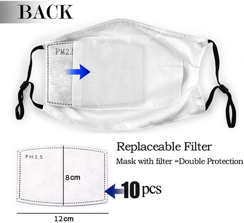 Unisex Face Mask Scarf Shield Reusable