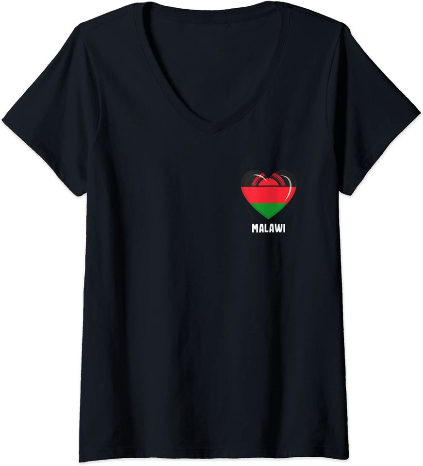 Womens Malawi Flag T Shirt