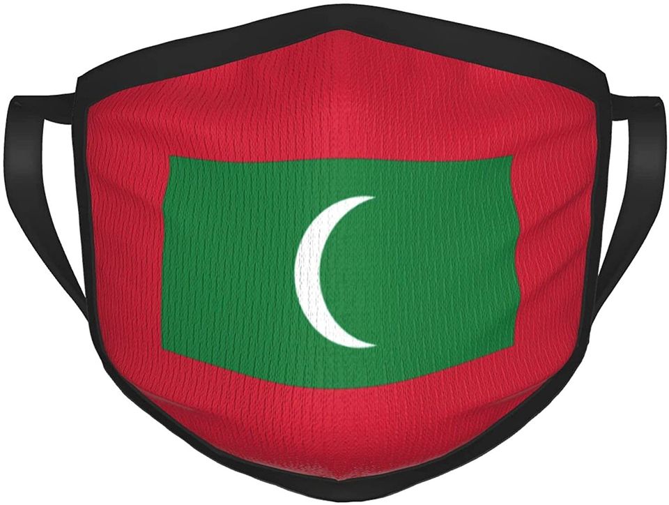 Flag of Maldives Face Mask Adult Unisex
