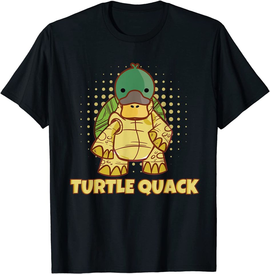 Funny Turtle Quack Duck Turtle Combination Ducks T-Shirt