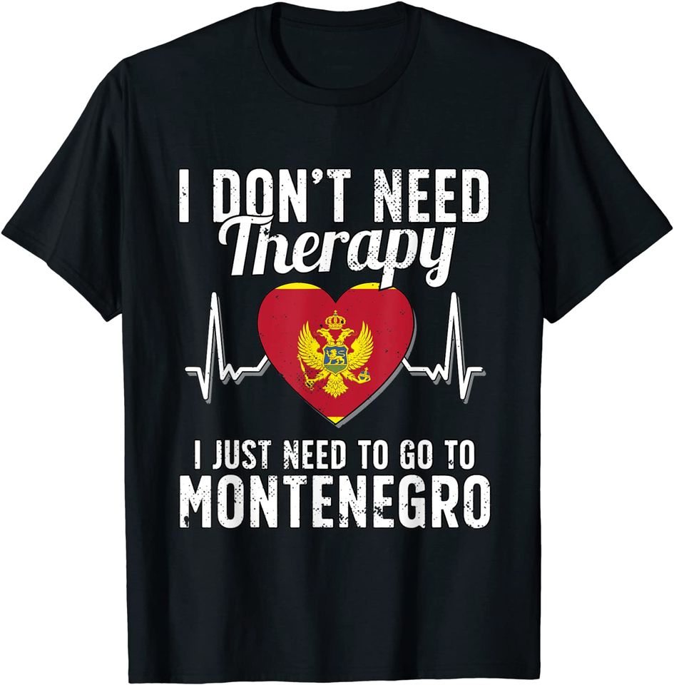 Montenegrin Flag I Montenegro Flag I Vacation I Montenegro T-Shirt