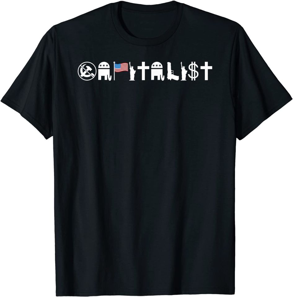 Capitalism Conservative - Investor Economics Capitalist T Shirt