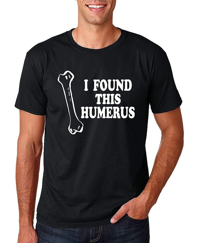 I Found This Humerus Dad Joke Funny Sarcastic Humerous Grandpa Men - Men's Tshirt