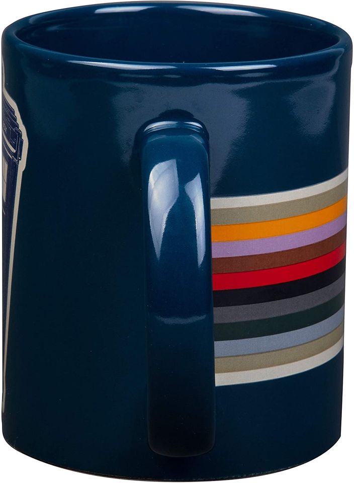 Doctor Who Ceramic Coffee Mug - Tardis and Rainbow