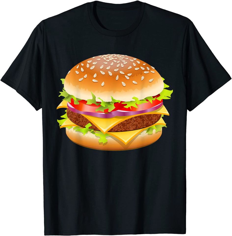 Cheeseburger Hamburger Food Halloween Costume T-Shirt