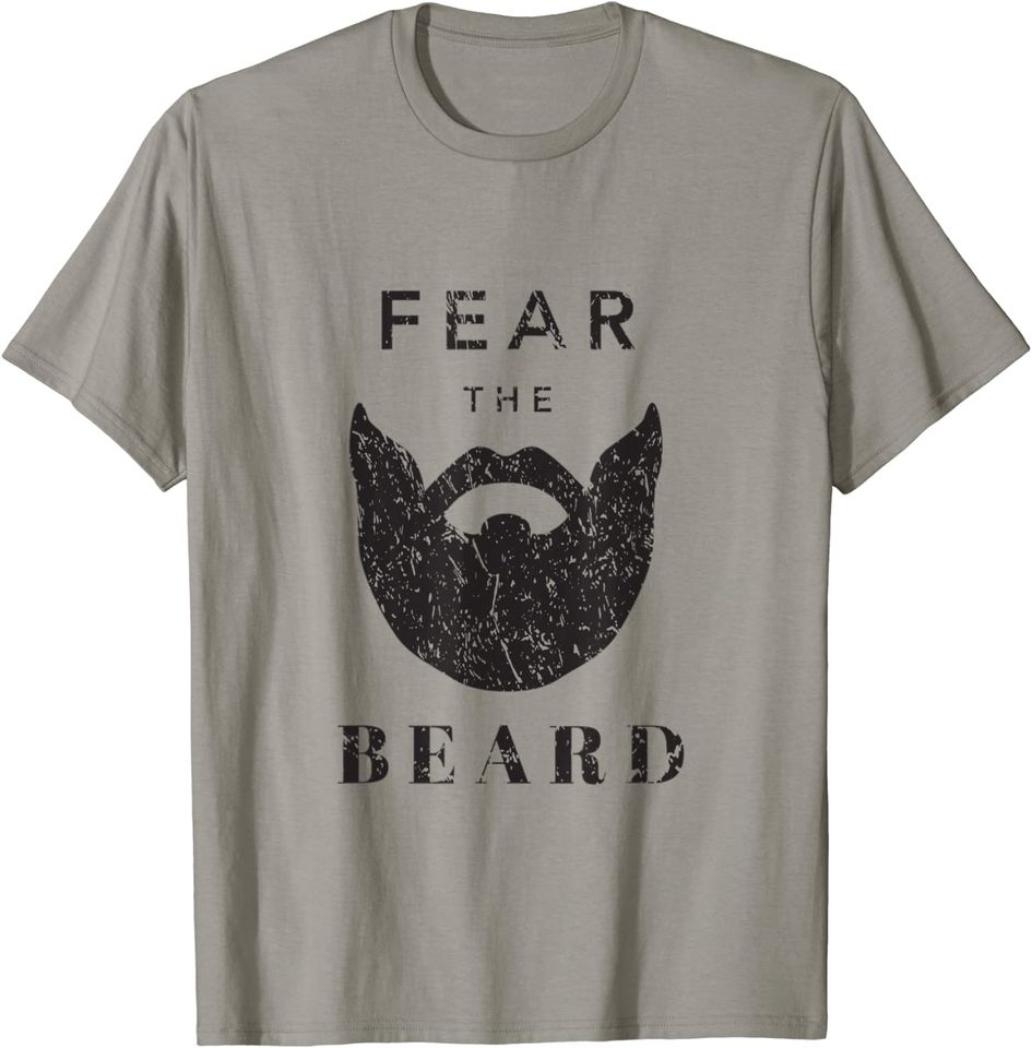 Men's Fear the Beard Vintage Design T Shirt