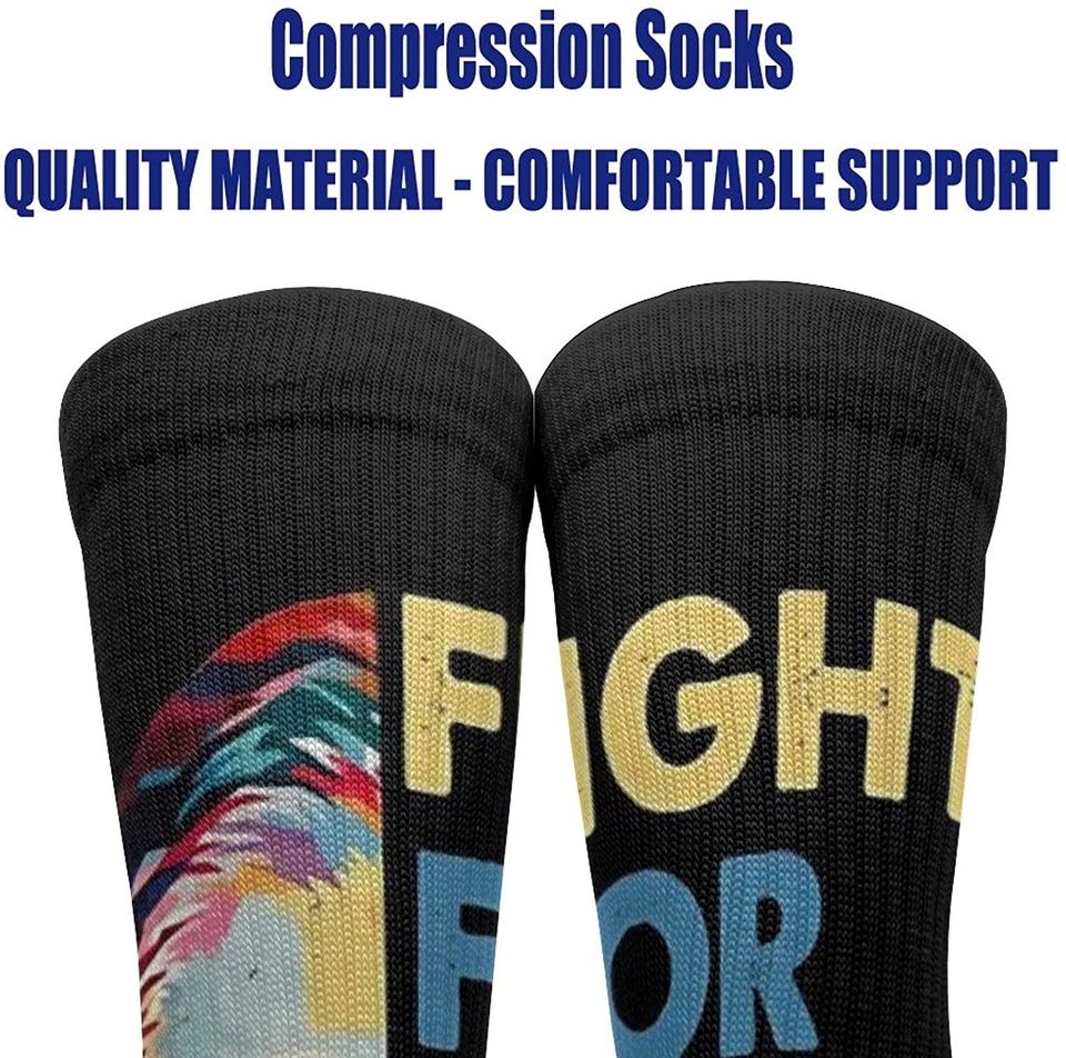 Soft Cushion Crew Socks for Kids Teen Boys Mens Womens, Notorious RBG Feminist Quote Ruth Bader Ginsburg Athletic Hiking Moisture Wicking Compression