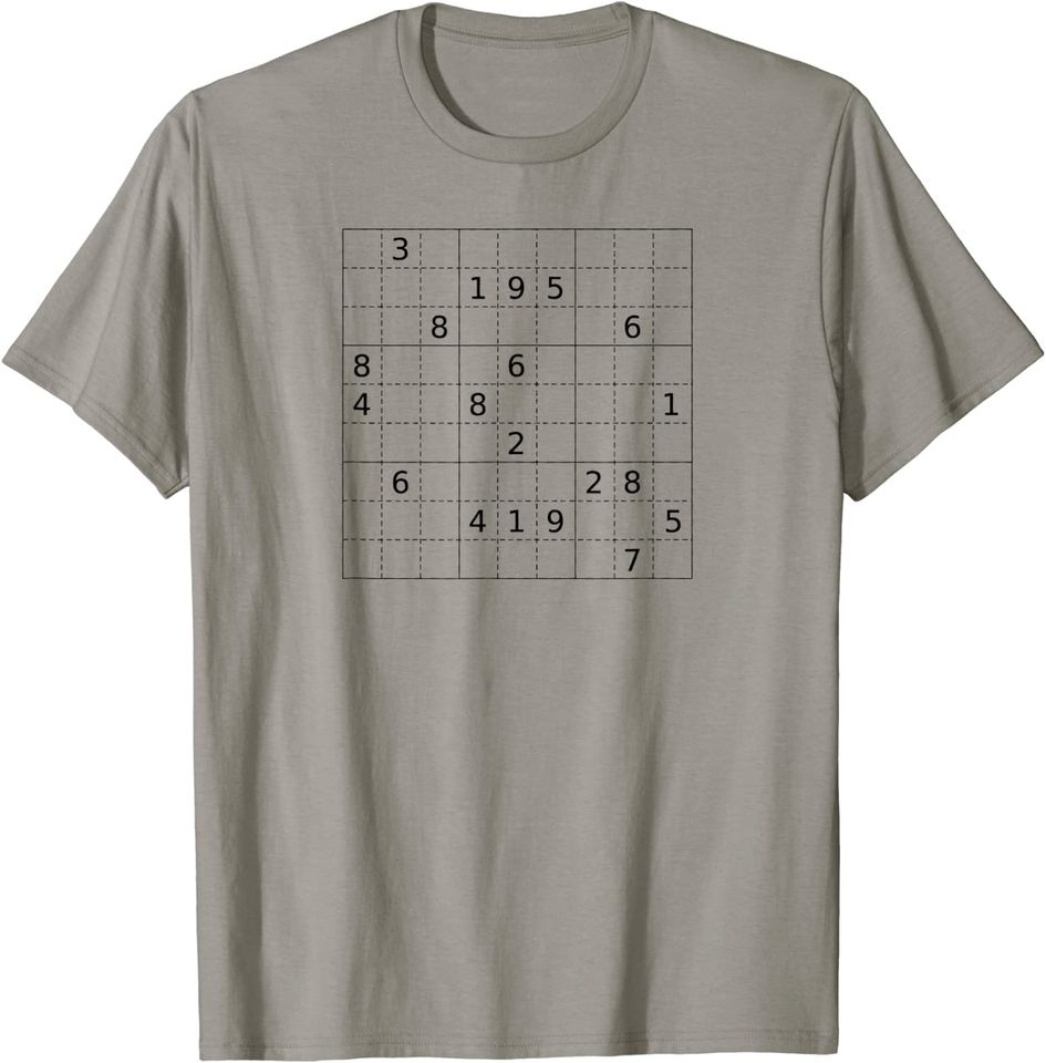 Sudoku Master Puzzle Tutor Puzzles Game Brain Techniques T Shirt