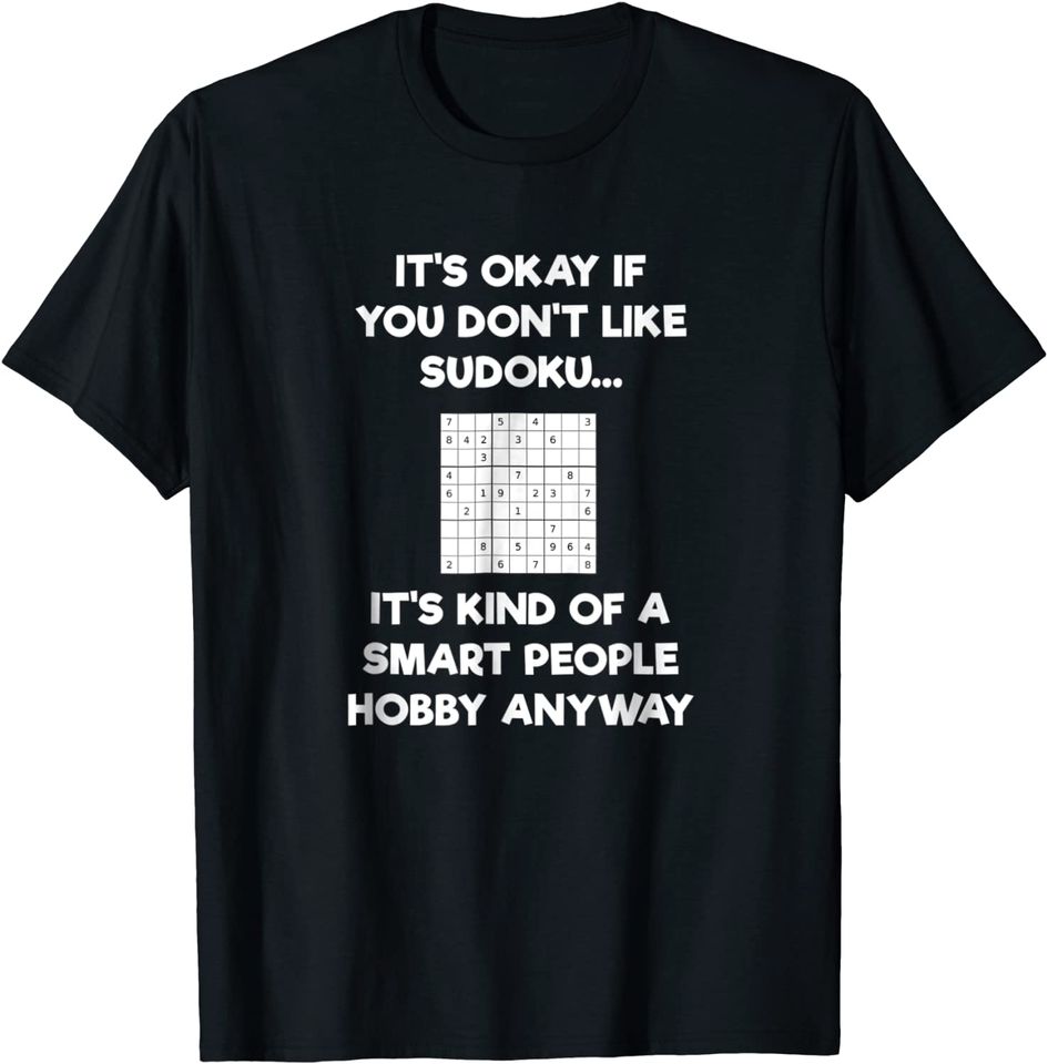 Sudoku Smart People T Shirt
