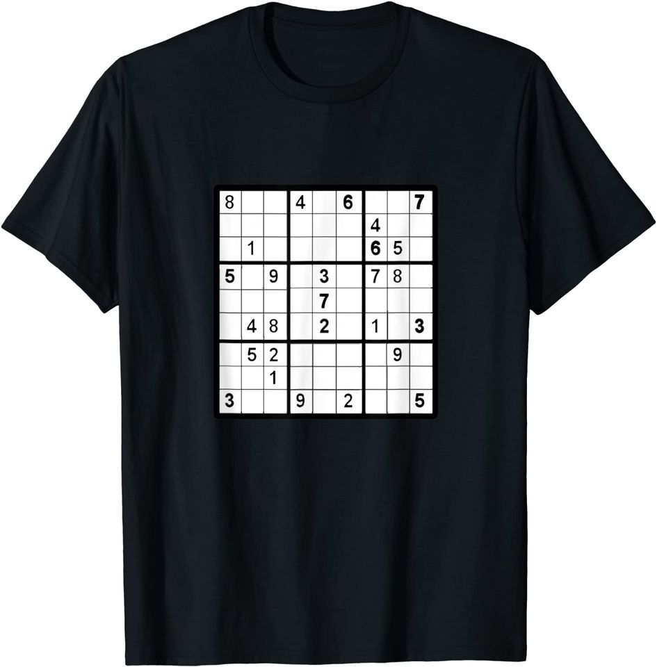 Sudoku Puzzle Game Trivia Challenge Sudoku Solver T Shirt