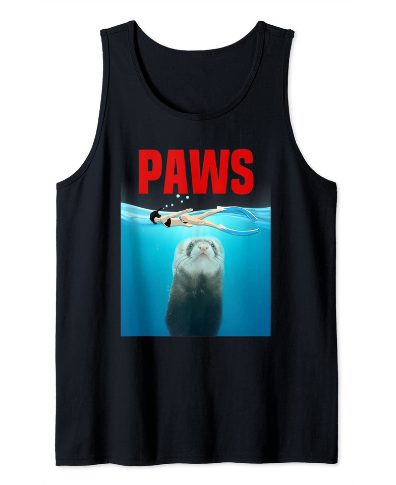 Pet Animal Lovers Ferret Gifts for Dad Mom Owner Tank Top