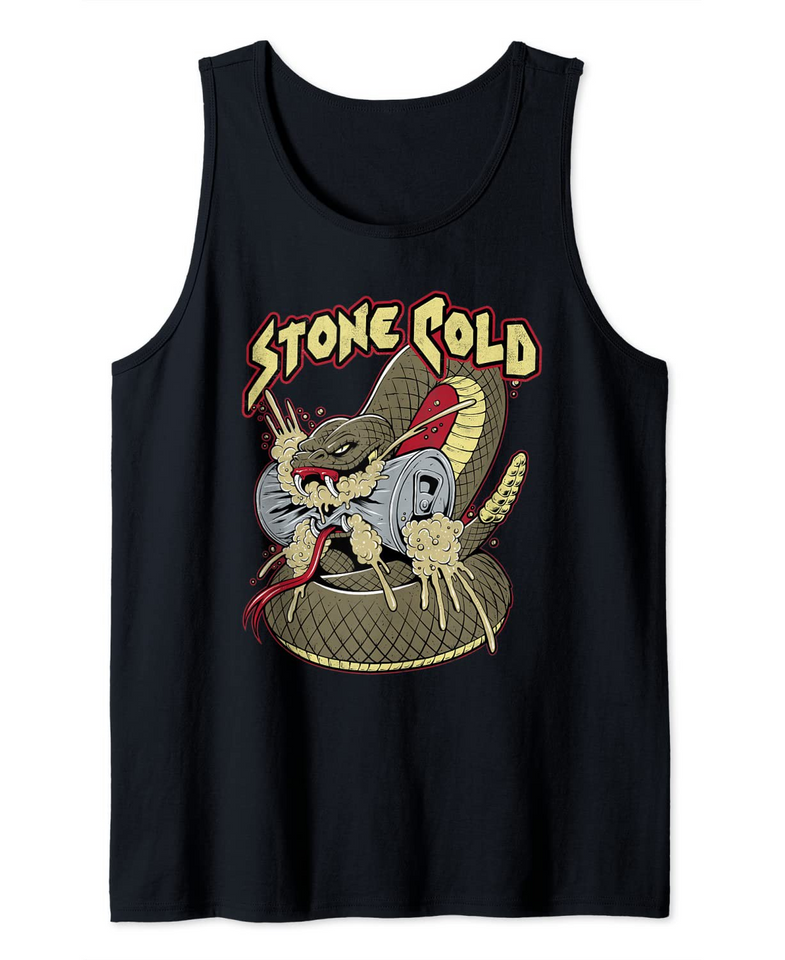 Stone Cold Steve Austin "Snake Beer" Graphic Tank Top