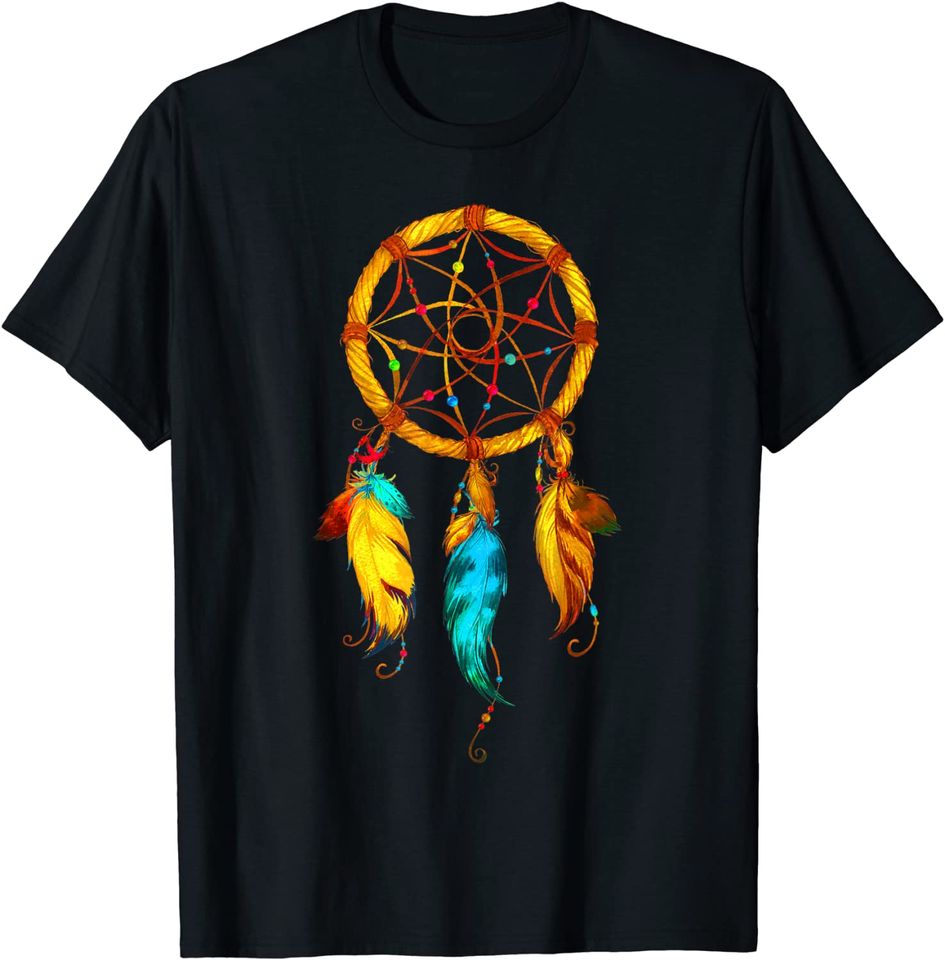 Native American Dreamcatcher Feather T-Shirt