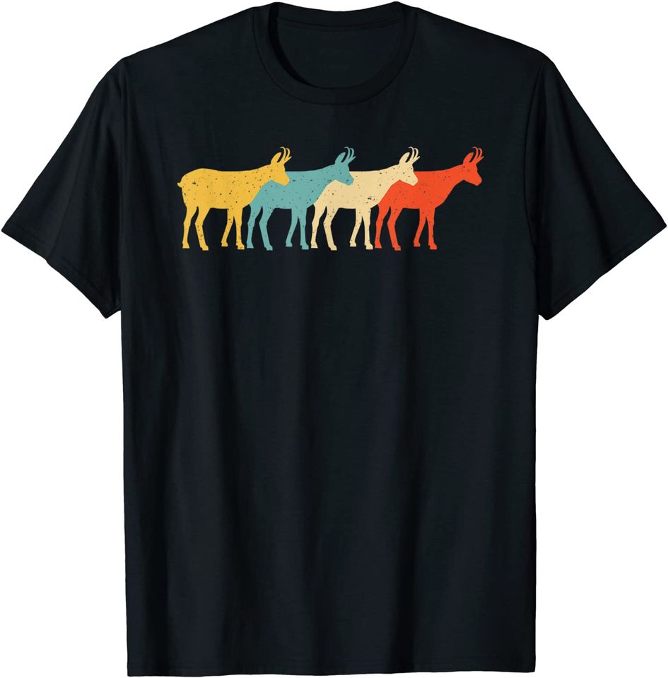 The Chamois Vintage Retro Goat antelope Lover 60s 70s Gift T-Shirt