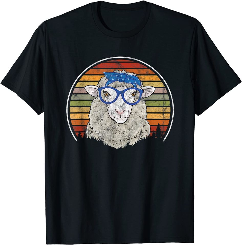 Vintage Sheep Farmer Retro T-Shirt