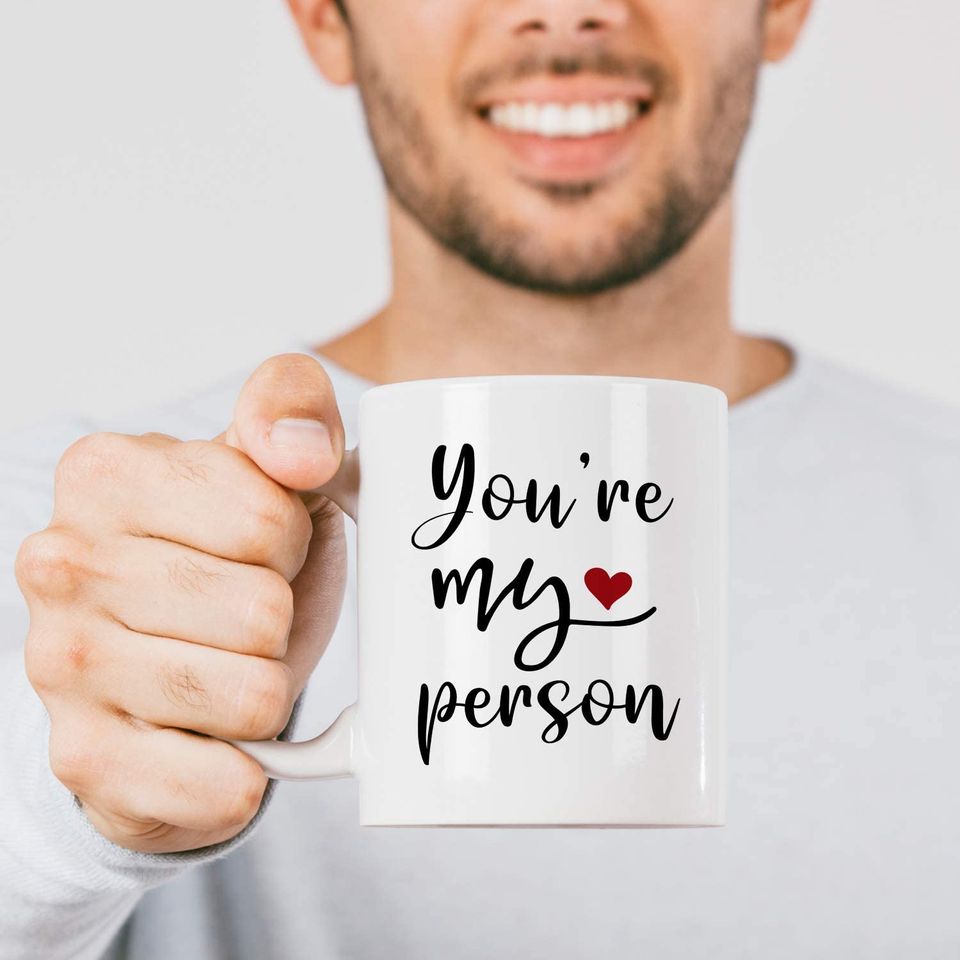 You're My Person Coffee Mug for Best Friend Woman, Boyfriend,Best Friends Female, Sister - Cute Coffee Cup