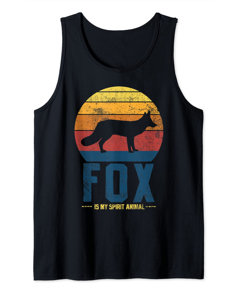 Fox Foxes Vintage Tank Top