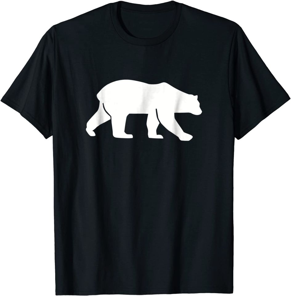 Walking Polar Bear T Shirt
