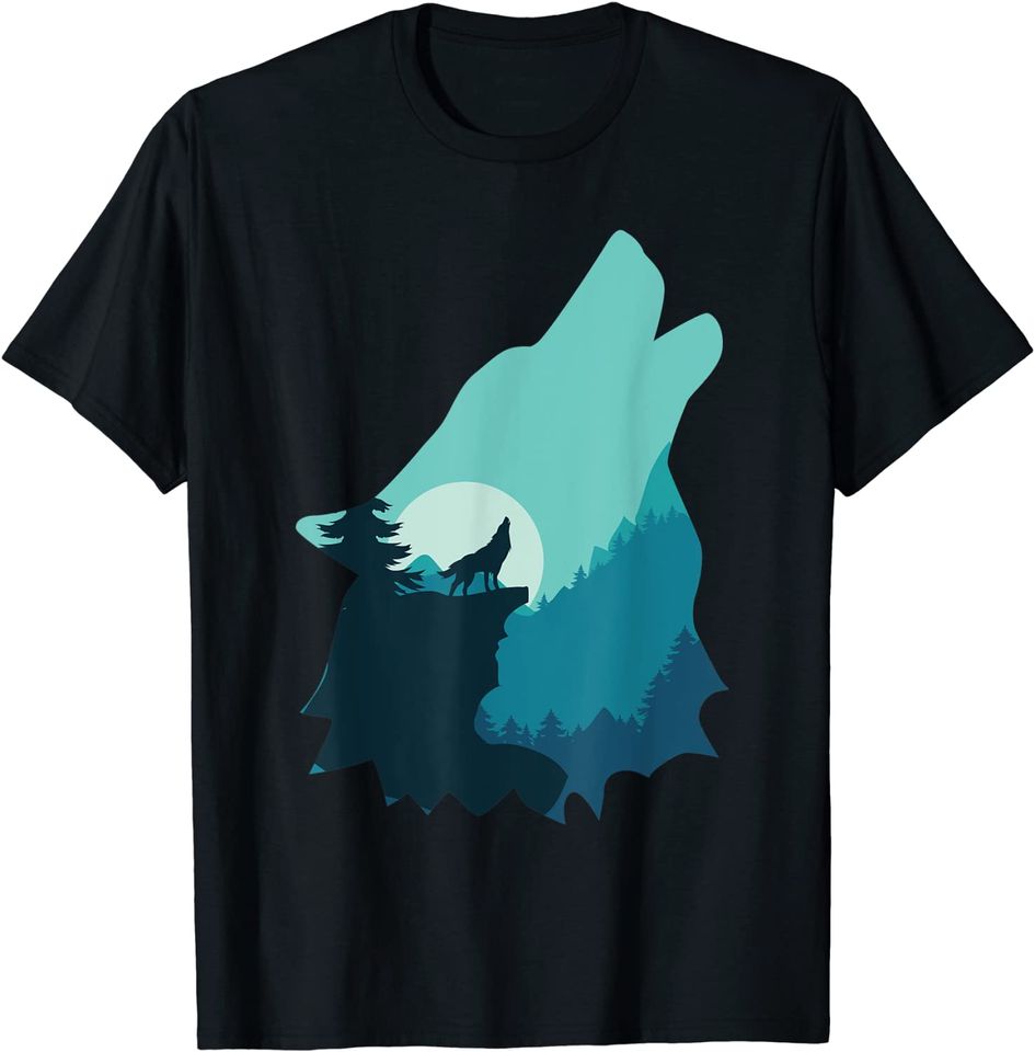 Wolf Arctic Wildlife Tarot T Shirt