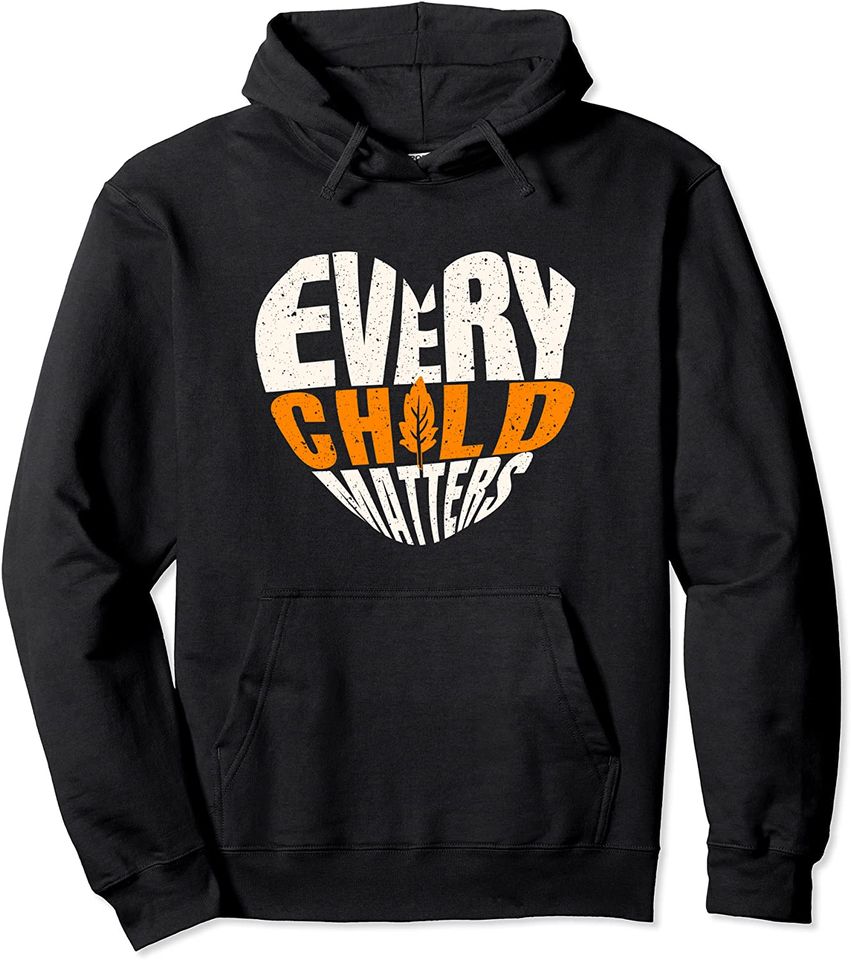 Every Child Matters Heart September 30th Pullover Hoodie