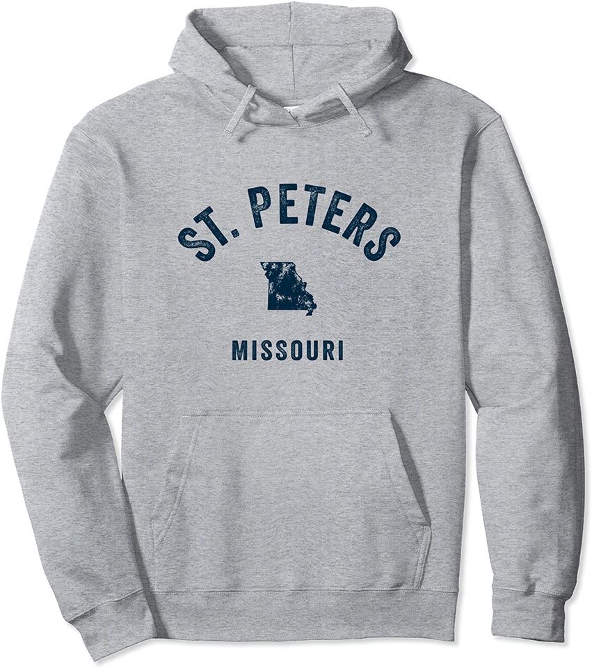 St. Peters Missouri MO Vintage 70s Pullover Hoodie