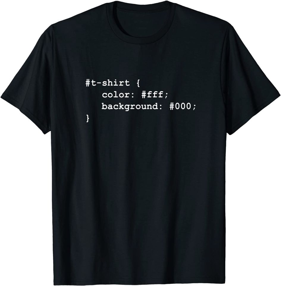 Web Developer CSS JavaScript HTML T Shirt