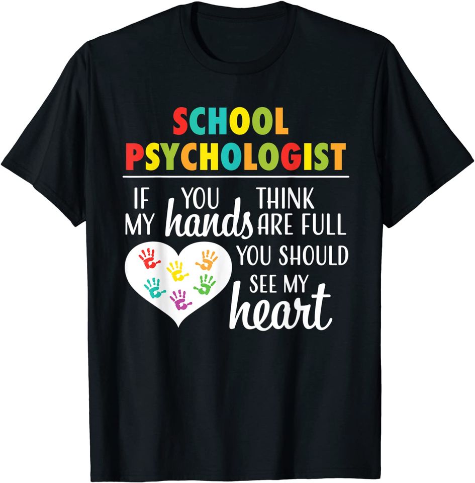 School Psychologist Heart T Shirt