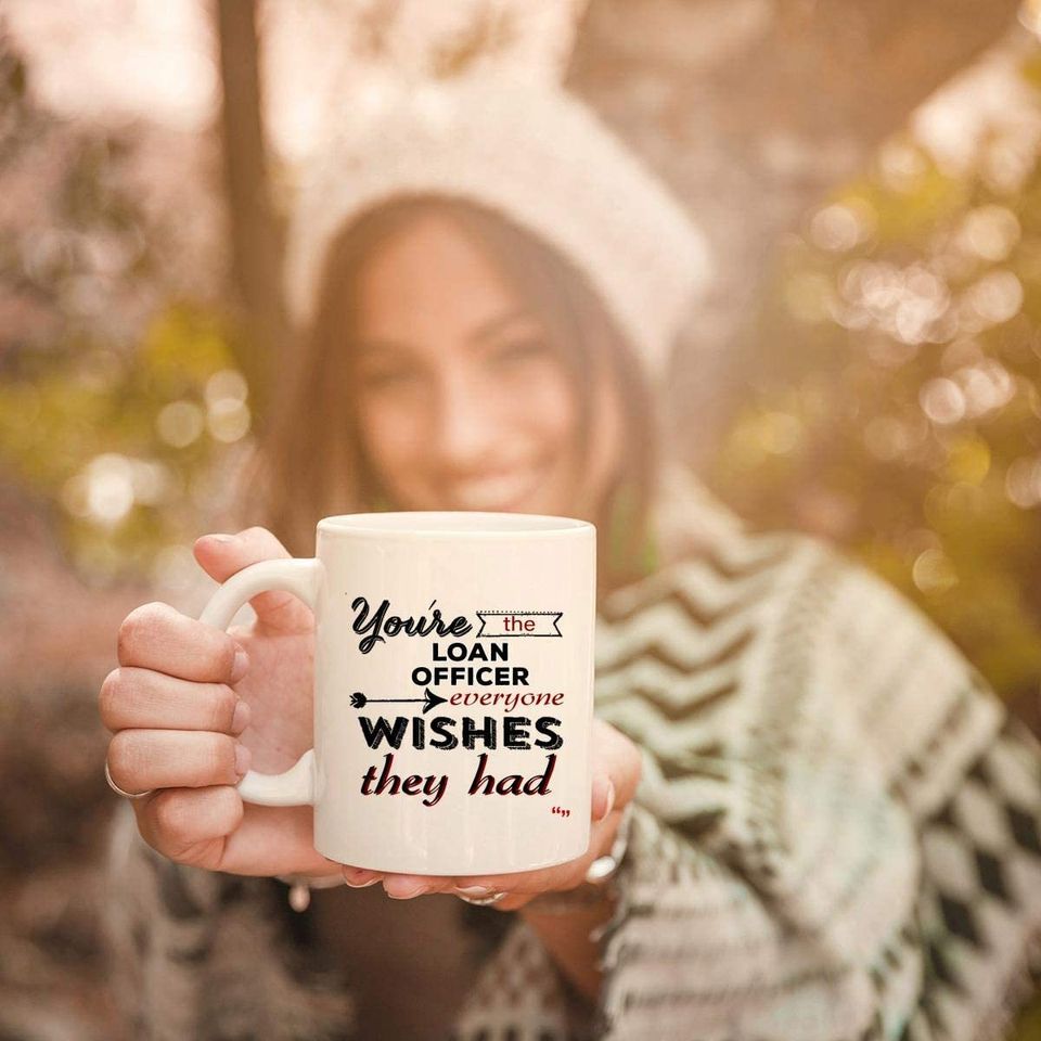 Thank You Loan Officer Mug Coffee Cup Gifts for Men Women - Loans Mortgage Originators Banker