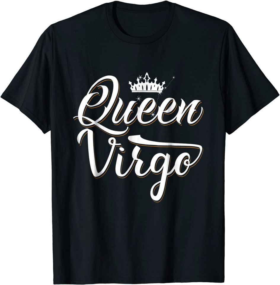 Birthday Queen Virgo Zodiac T Shirt