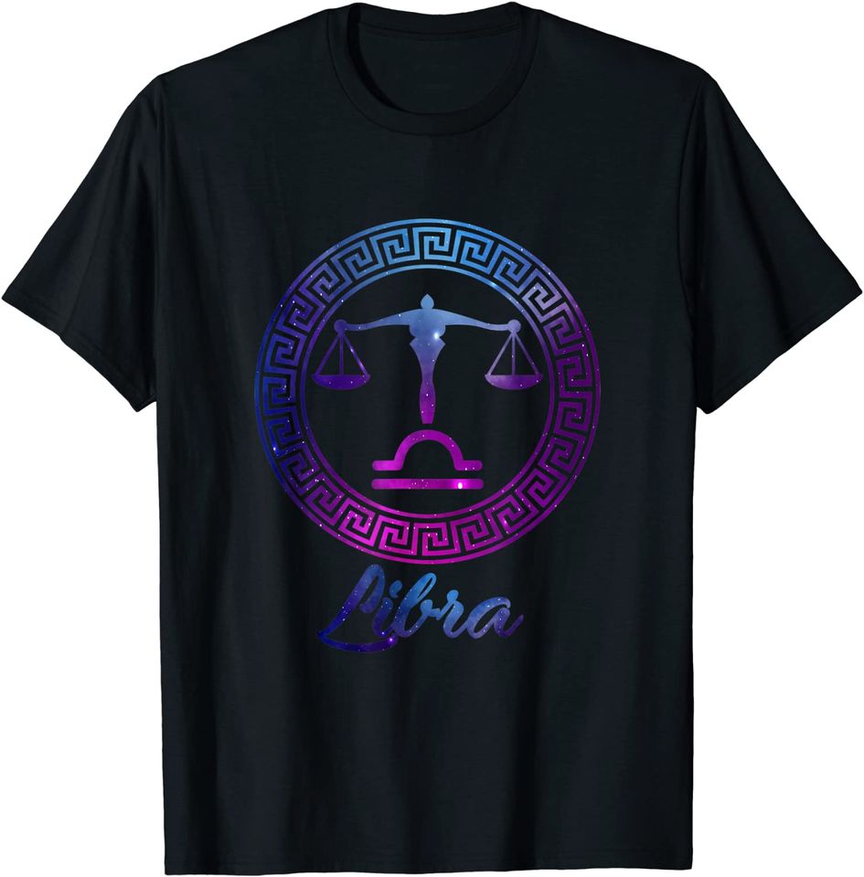 Libra Zodiac Sign T Shirt