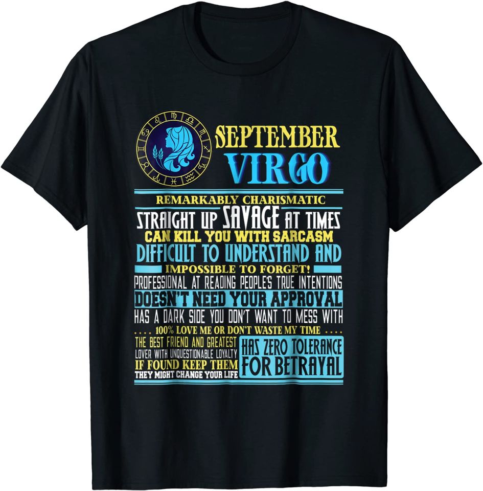 Virgo Facts September Virgo T Shirt