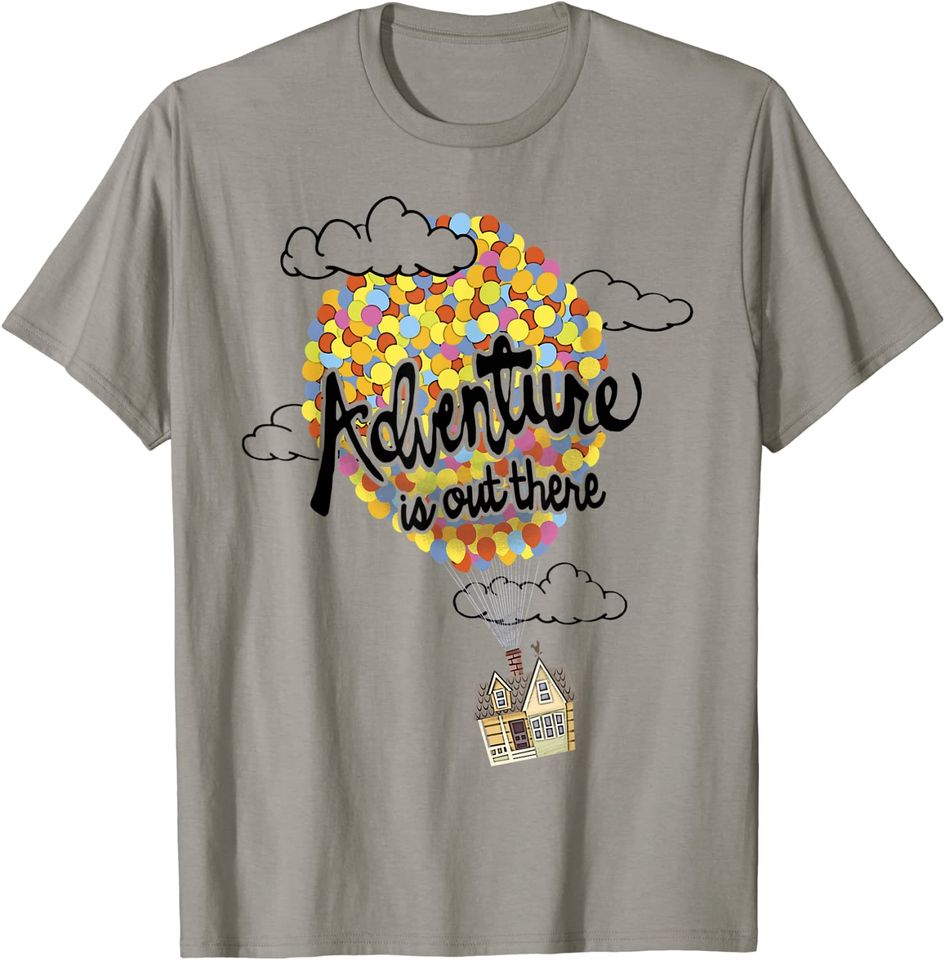 Pixar Up Adventure House Balloon Graphic T Shirt