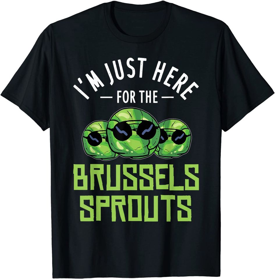 Brussels Sprout Gift Seasoning Healthy Green T-Shirt