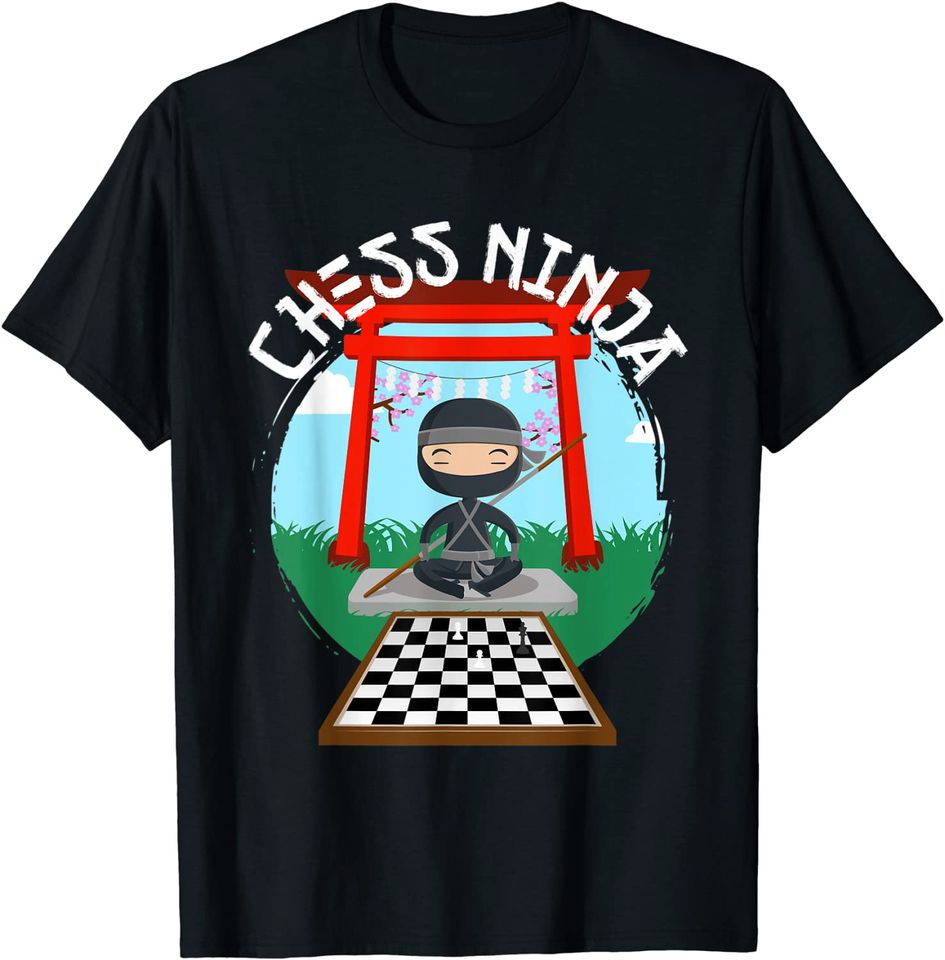 Funny Chess Ninja Master Of Focus T-Shirt