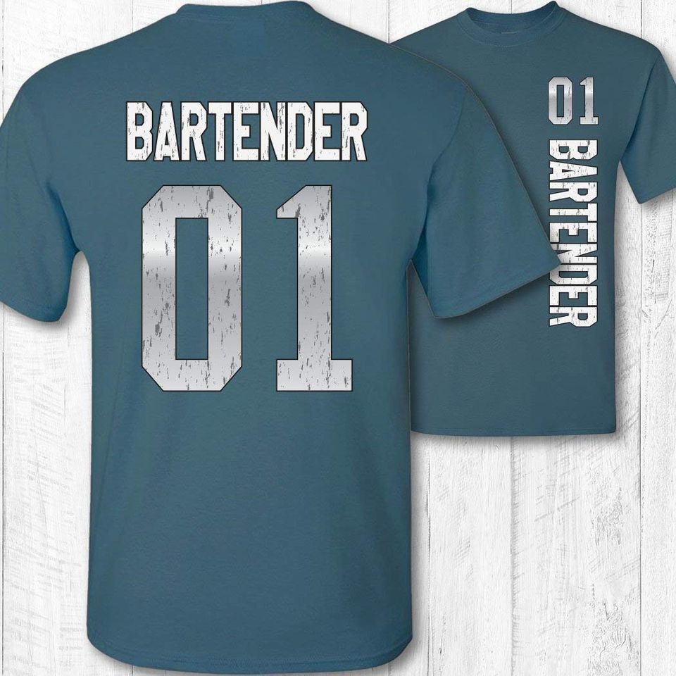 Number 1 Bartender Short Sleeve T-Shirt