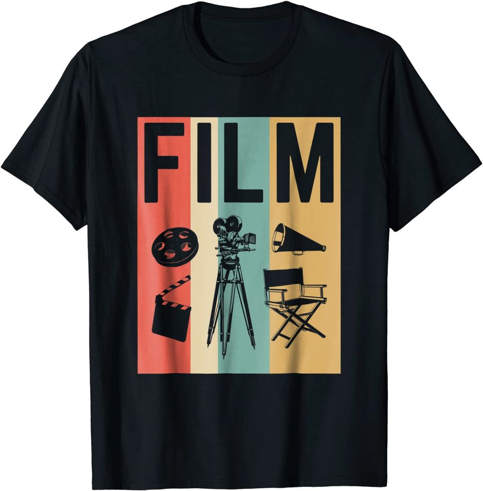 Vintage Film Cinema Retro Movie Maker T Shirt