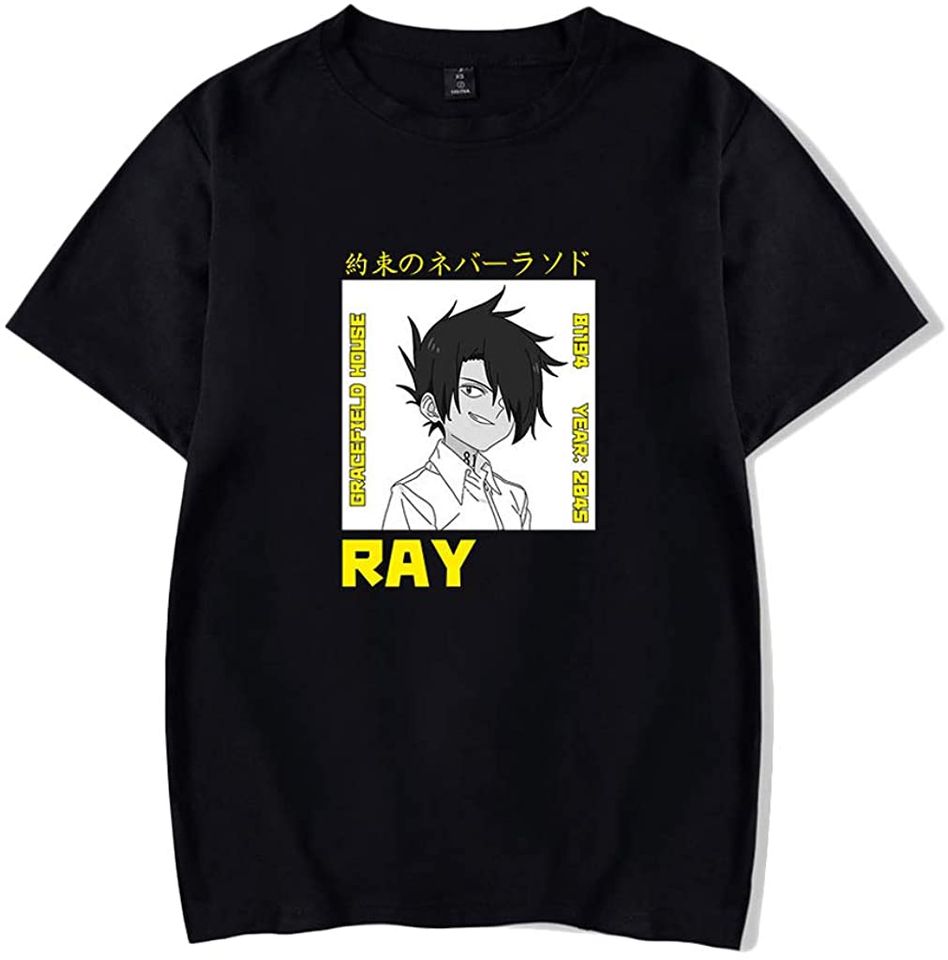 New The Promised Neverland Emma Norman Ray Shirt Men Women Pullover T Shirts Anime Graphic Tee Crewneck Tshirt