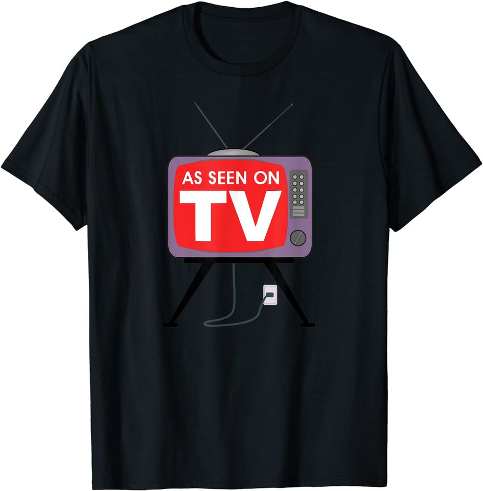 As Seen On TV - Retro Television Novelty Shirt